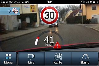Bosch Verkehrzeichenerkennung App