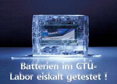 Kältest beim Batterietest der GTÜ