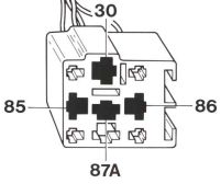 Stecker eines Relais