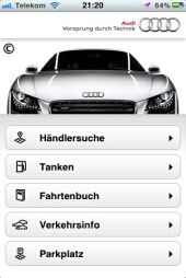 App myAudi mobile assistant support