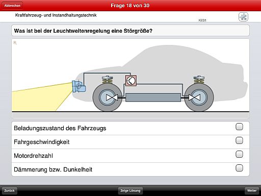 Kfz-Prüfungstrainer-App