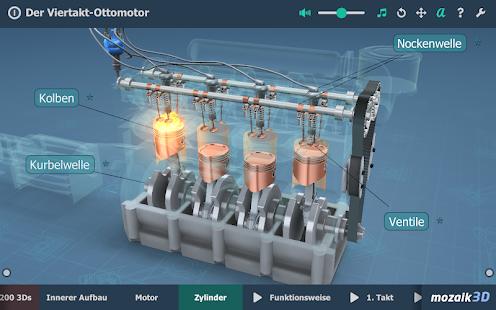 Motor von innen 3D