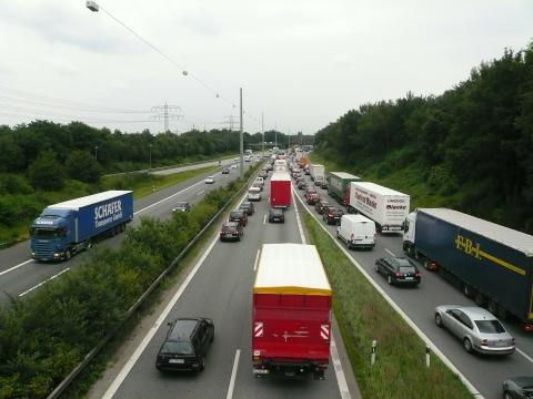 Autobahn Verkehr