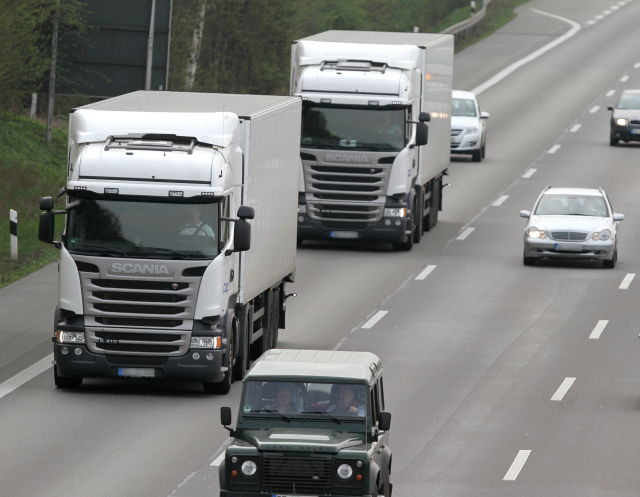 Abstand auf der Autobahn