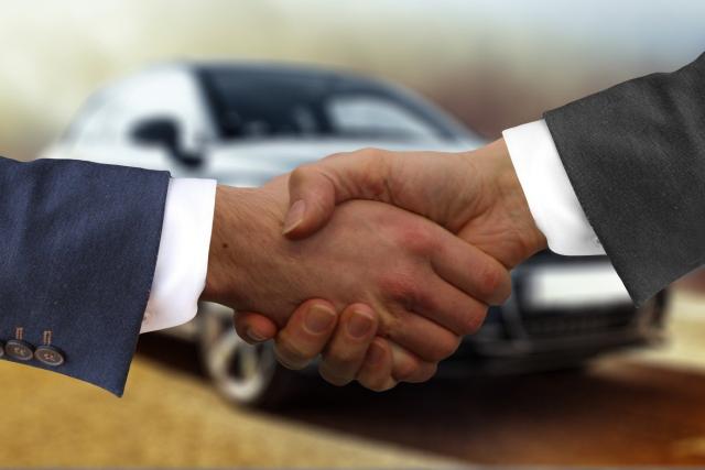 Autokauf Handshake