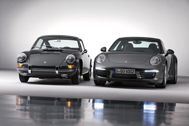 911 Carrera 4S Coupé und 911 2.0 Coupé (Baujahr 1964)