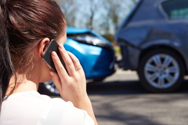 Verkerhsunfall Telefon Polizei anrufen