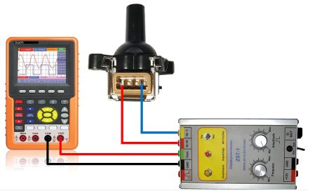 ZST-1 und Oszilloskop