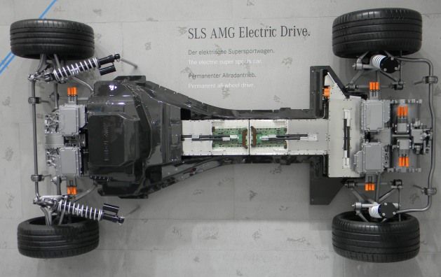 Mercedes SLS AMG electric drive