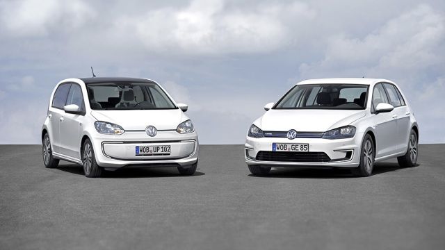 VW e-up! und VW eGolf