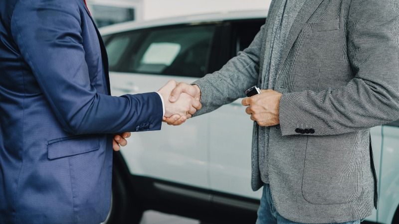 Autokauf Handshake