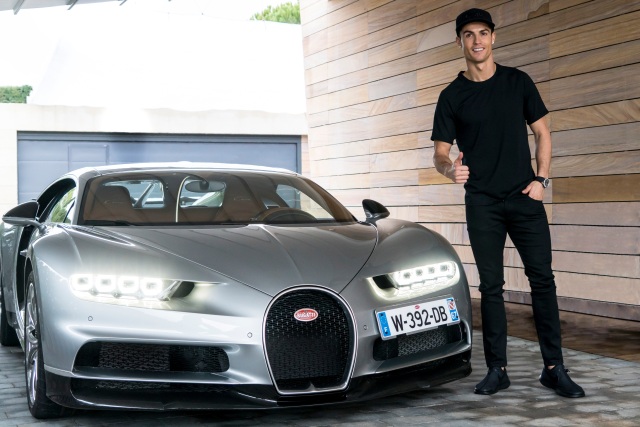 Ronaldo und Bugatti Chiron