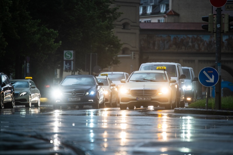 Verkehr in München am Istator