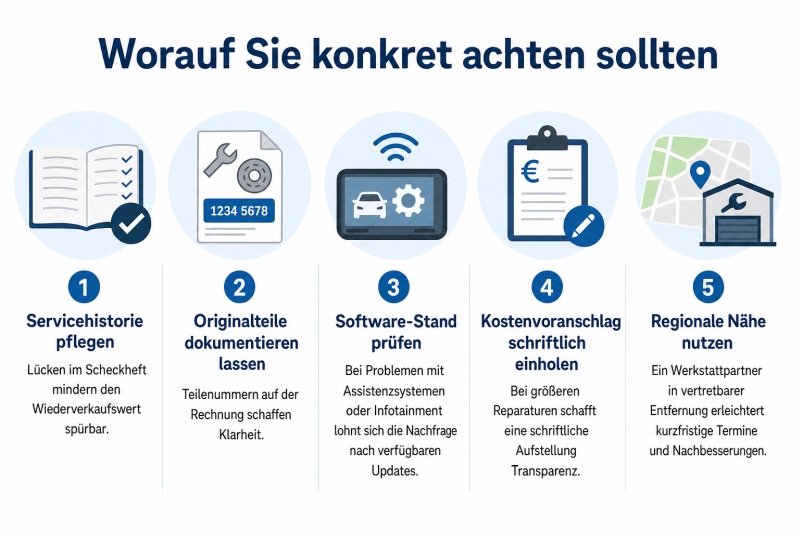 Wichtige Prüfpunkte für die Kfz-Werkstatt-Wahl