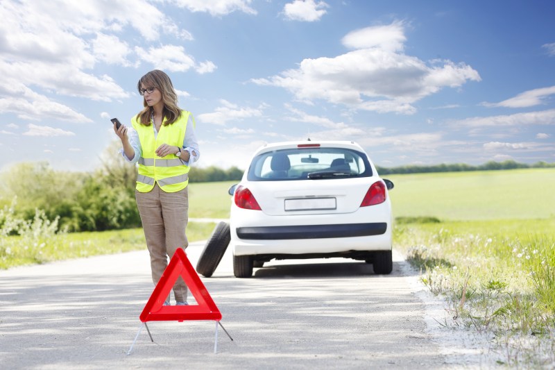 Autopanne Warndreieck Waarnweste