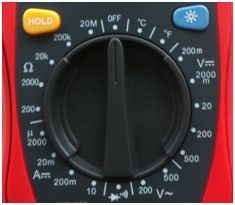 Multimeter Messbereichswahlschalter