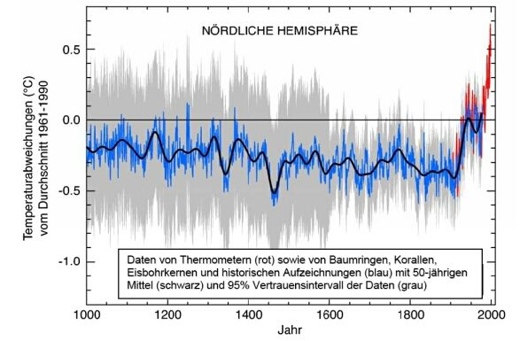 Temperaturkurve