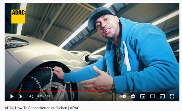 Video J.P. Kraemer ADAC Schneekette