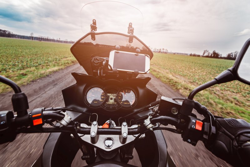 Motorrad Navi mit dem Smartphone