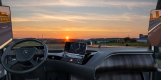 Cockpit Mercedes Future Truck 2025