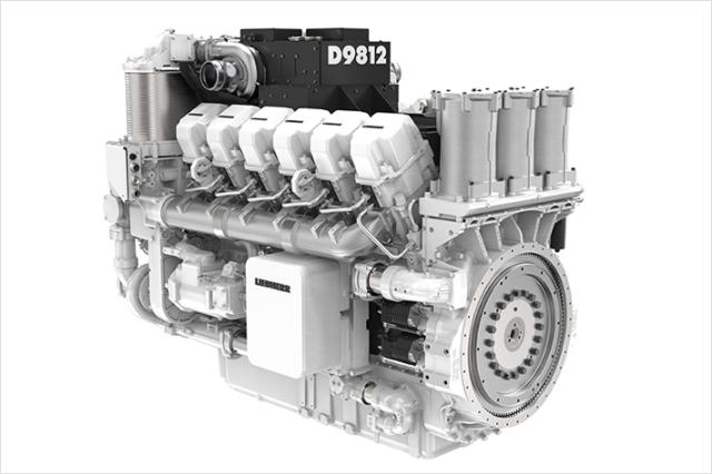Dieselmotor D9812 Liebherr