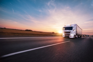 Lkw auf Autobahn